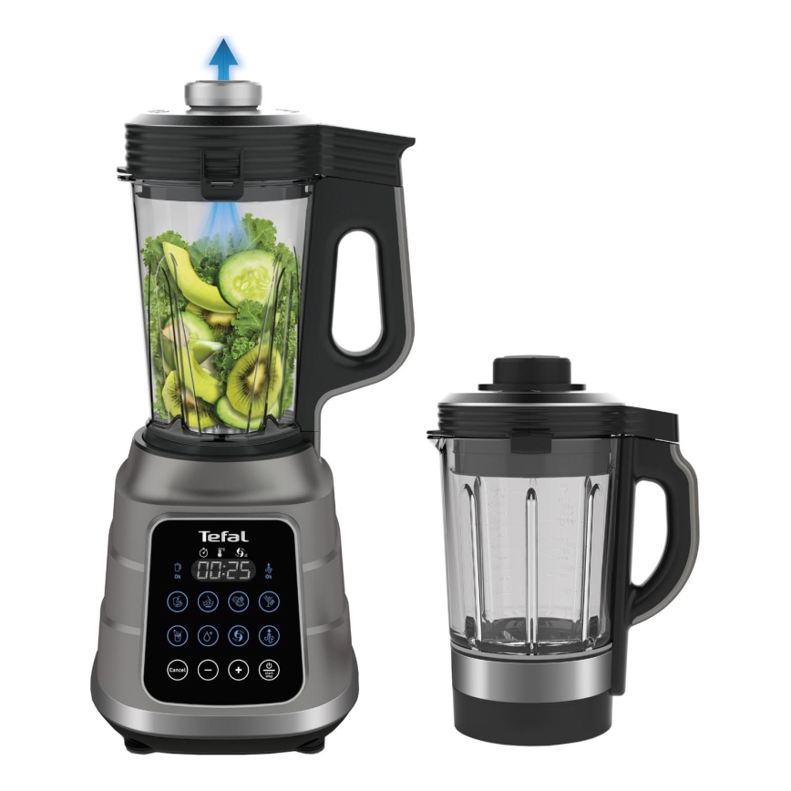 Tefal - Επιτραπέζιο μπλέντερ για μαγείρεμα HIGH SPEED ULTRABLEND BOOST 1300W/230V γκρι
