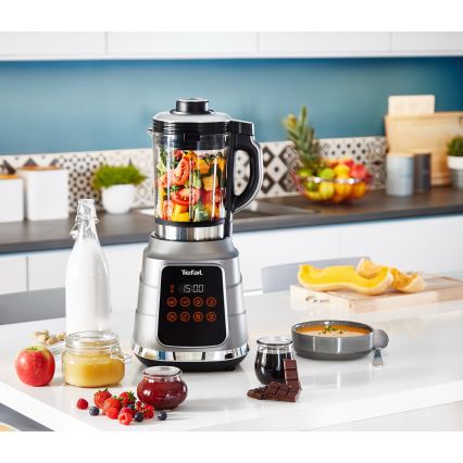 Tefal - Επιτραπέζιο μπλέντερ για μαγείρεμα HIGH SPEED ULTRABLEND BOOST 1300W/230V γκρι