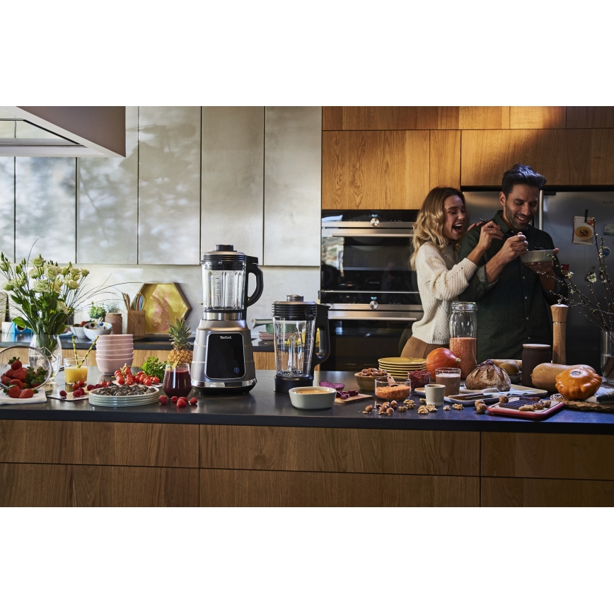 Tefal - Επιτραπέζιο μπλέντερ για μαγείρεμα HIGH SPEED ULTRABLEND BOOST 1300W/230V γκρι