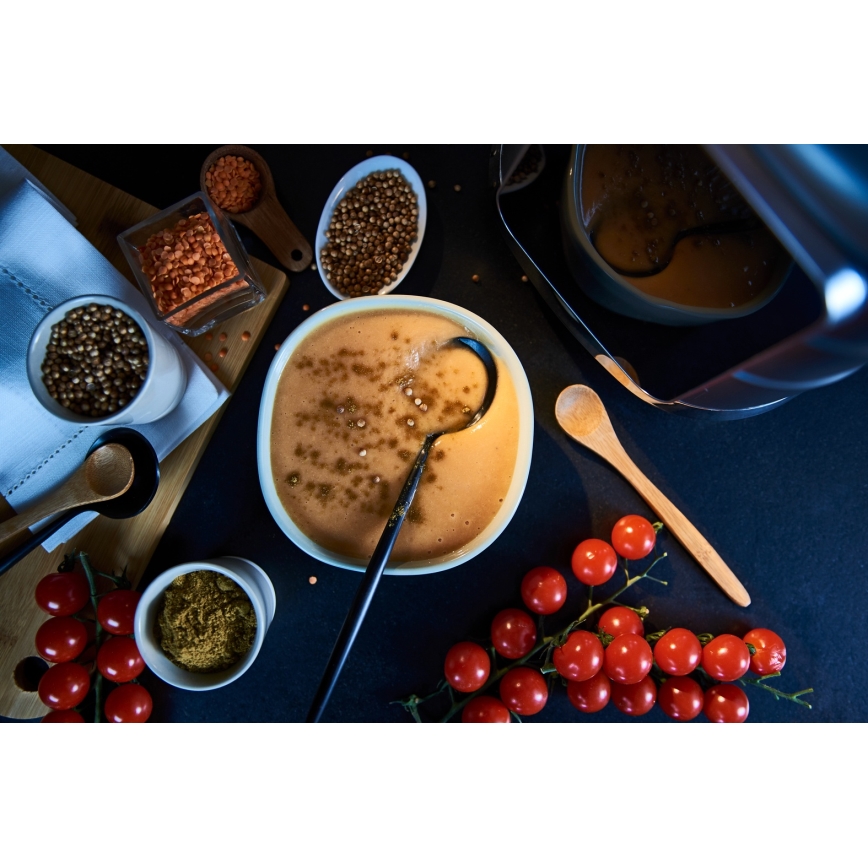 Tefal - Επιτραπέζιο μπλέντερ για μαγείρεμα HIGH SPEED ULTRABLEND BOOST 1300W/230V γκρι