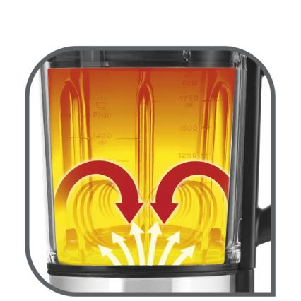 Tefal - Επιτραπέζιο μπλέντερ για μαγείρεμα HIGH SPEED ULTRABLEND BOOST 1300W/230V γκρι