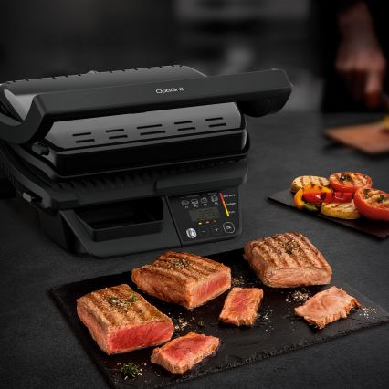 Tefal - Έξυπνο ηλεκτρικό γκριλ Tefal OPTIGRILL 2000W/230V