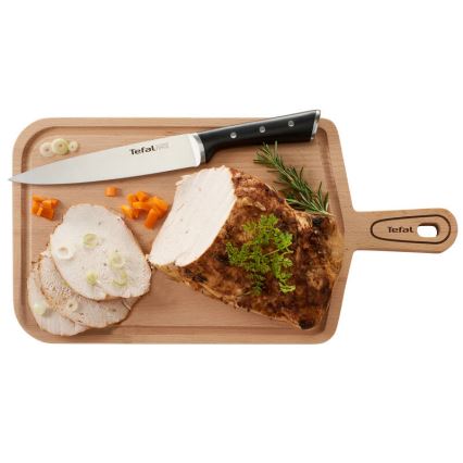 Tefal - Ανοξείδωτο μαχαίρι κουζίνας ICE FORCE 20 cm γυαλιστερό χρώμιο/μαύρο