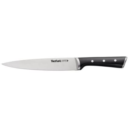 Tefal - Ανοξείδωτο μαχαίρι κουζίνας ICE FORCE 20 cm γυαλιστερό χρώμιο/μαύρο