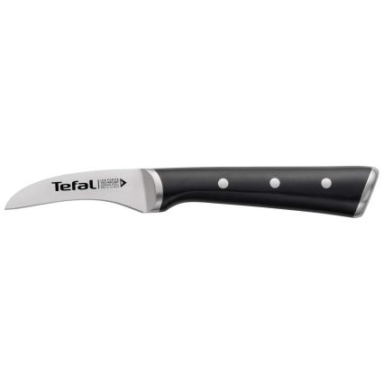 Tefal - Ανοξείδωτο μαχαίρι κουζίνας ICE FORCE 7 cm γυαλιστερό χρώμιο/μαύρο