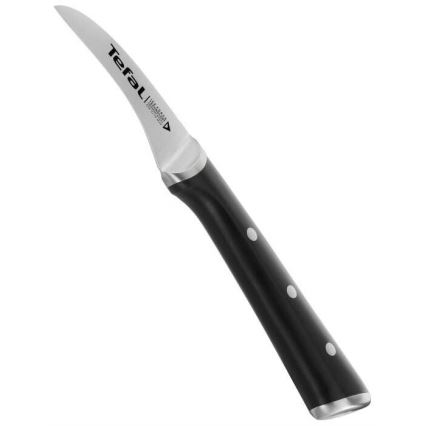 Tefal - Ανοξείδωτο μαχαίρι κουζίνας ICE FORCE 7 cm γυαλιστερό χρώμιο/μαύρο