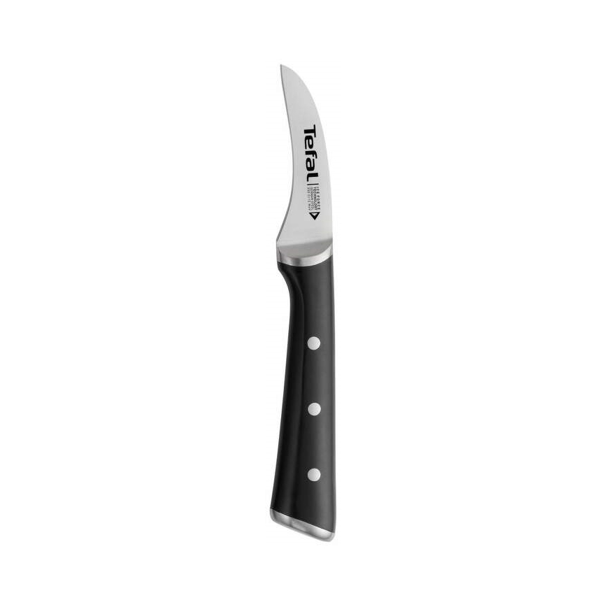 Tefal - Ανοξείδωτο μαχαίρι κουζίνας ICE FORCE 7 cm γυαλιστερό χρώμιο/μαύρο
