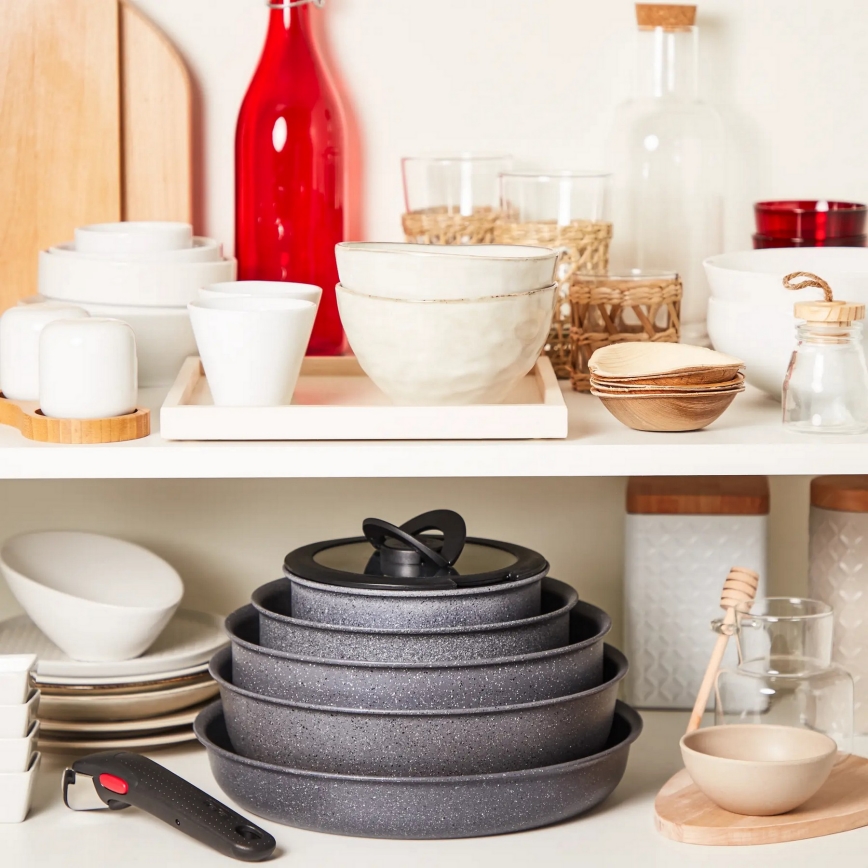 Tefal - Βαθύ τηγάνι INGENIO NATURAL FORCE 22 εκ.