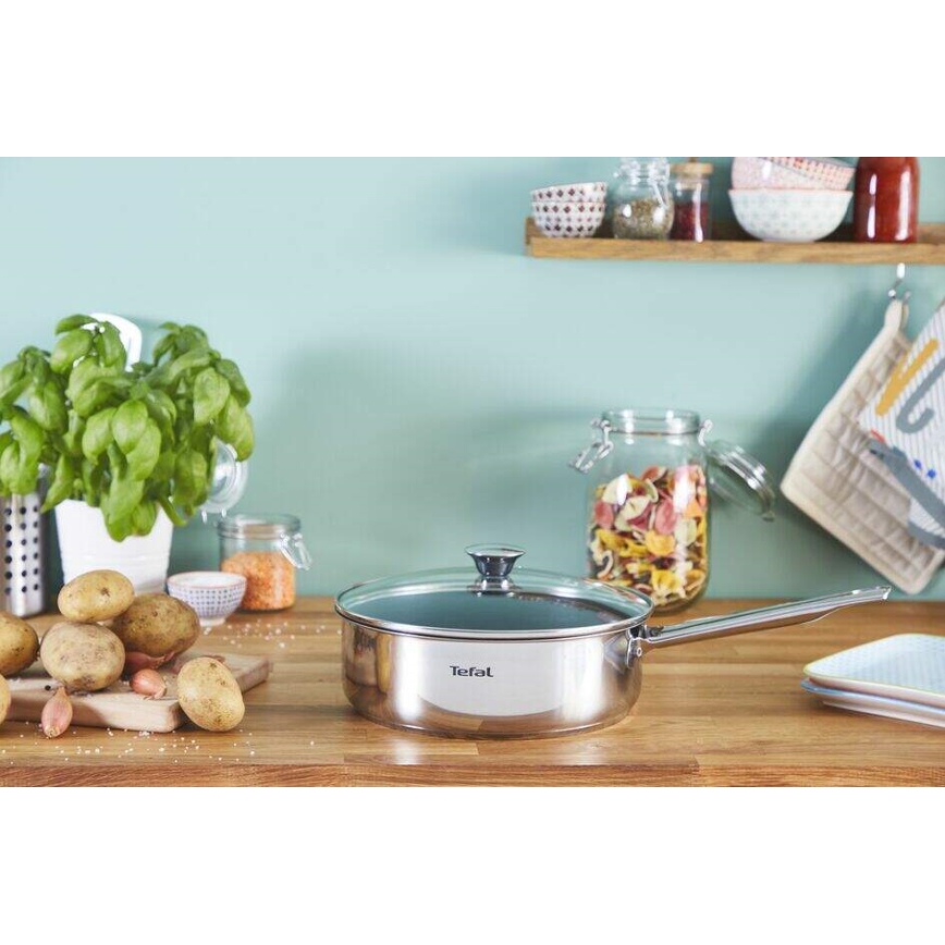 Tefal - Βαθύ τηγάνι με καπάκι COOK EAT 24 εκ.