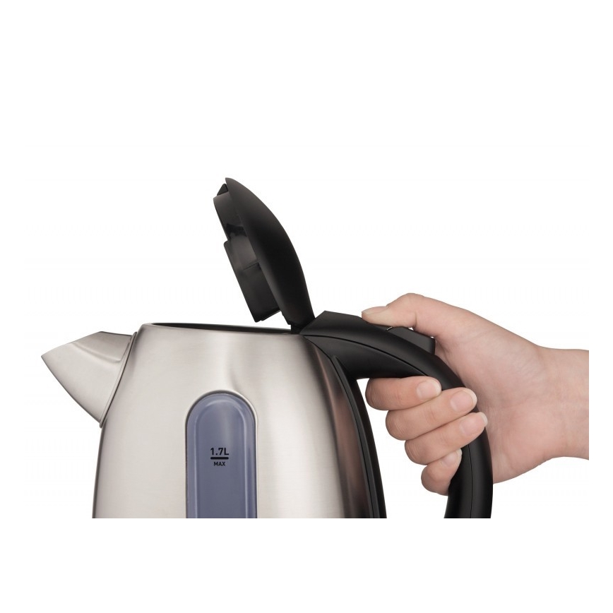 Tefal - Βραστήρας EXPRESS 1,7 l 2400W/230V ματ χρώμιο