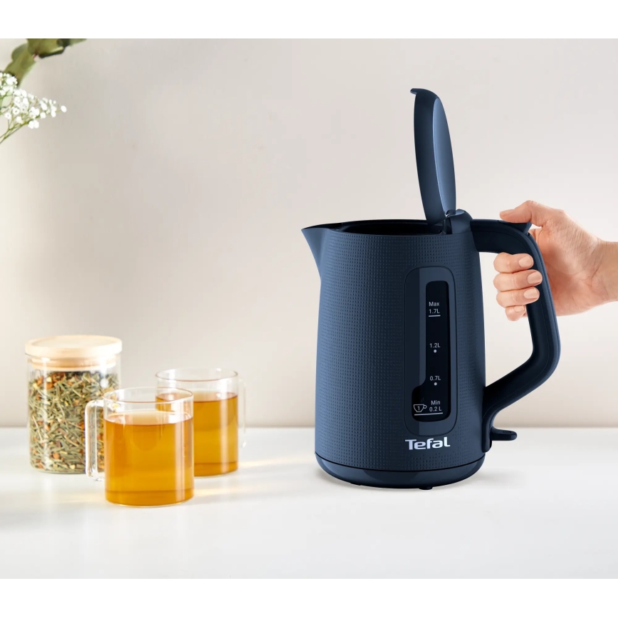 Tefal - Βραστήρας MORNING 1,7 l 2400W/230V μπλε