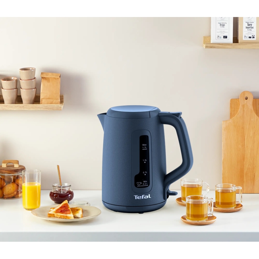 Tefal - Βραστήρας MORNING 1,7 l 2400W/230V μπλε