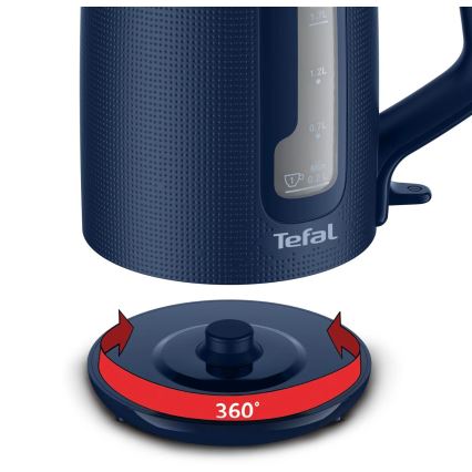 Tefal - Βραστήρας MORNING 1,7 l 2400W/230V μπλε