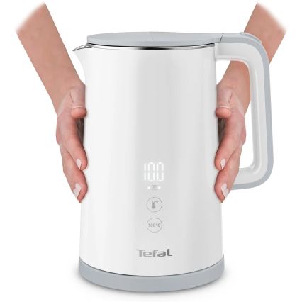 Tefal - Βραστήρας SENSE 1,5 l 1800W/230V λευκό