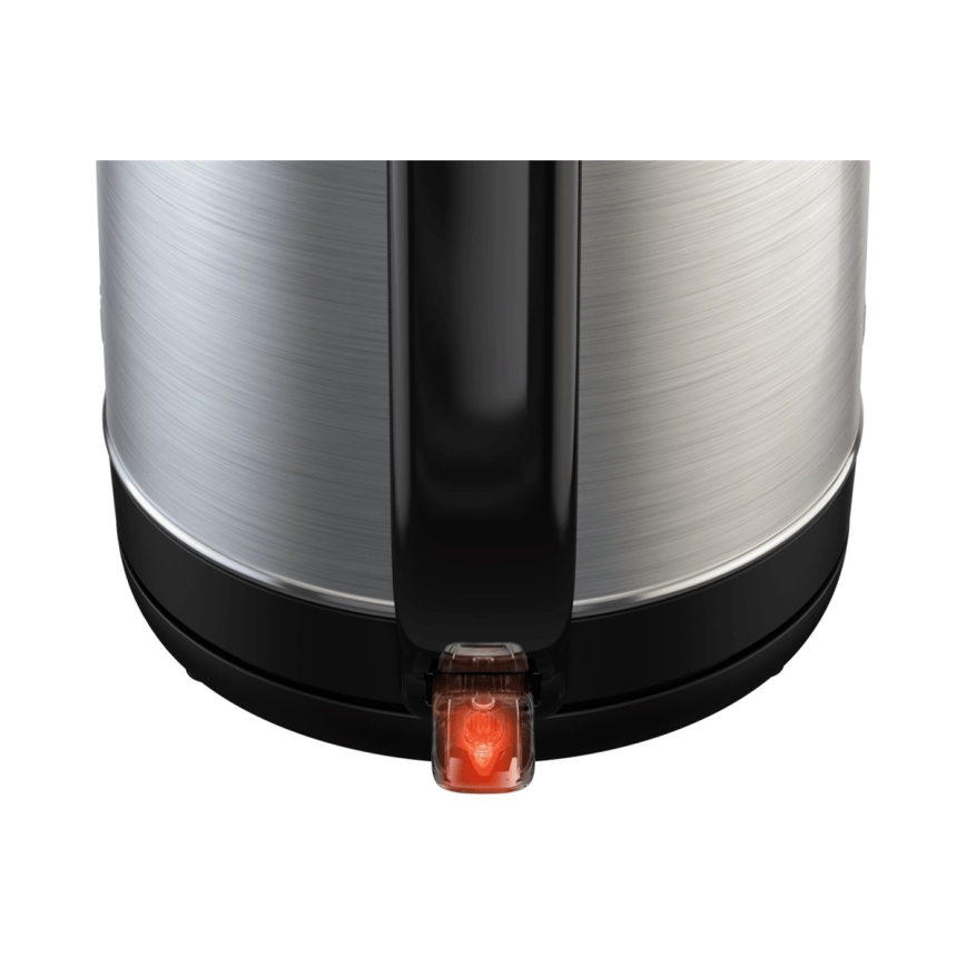 Tefal - Βραστήρας SUBITO 1,7l 2400W/230V ανοξείδωτο ατσάλι/μαύρο
