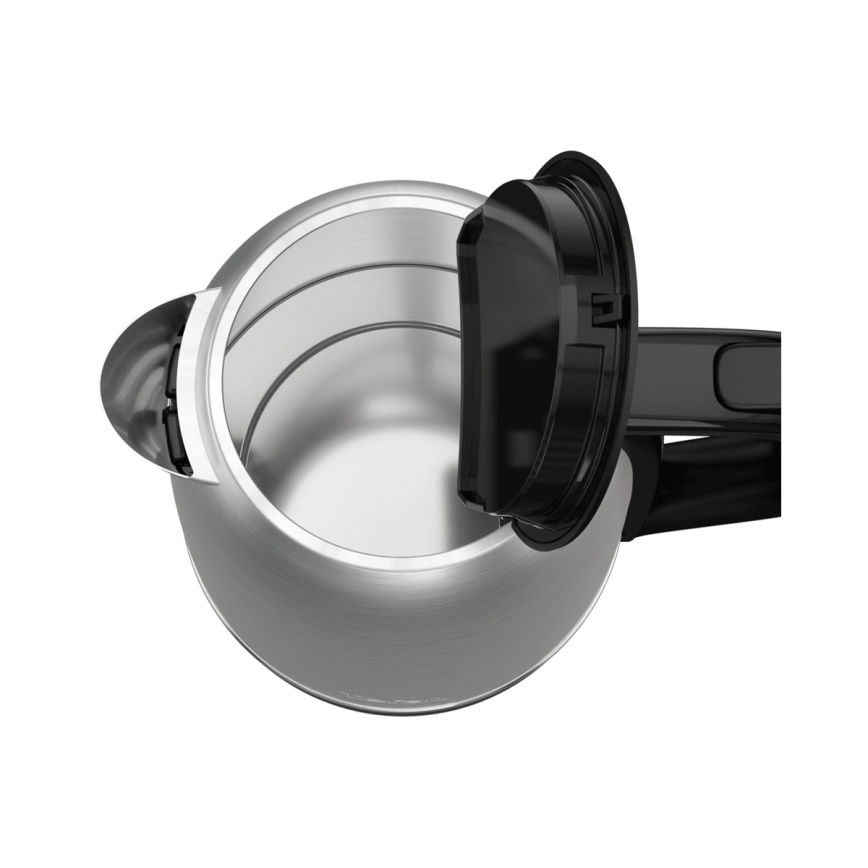 Tefal - Βραστήρας SUBITO 1,7l 2400W/230V ανοξείδωτο ατσάλι/μαύρο
