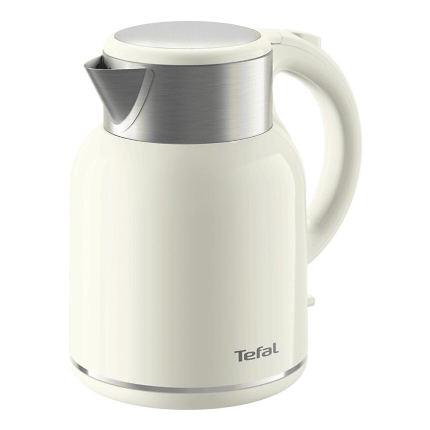 Tefal - Βραστήρας THERMO PROTECT XL 1,9l 1650W/230V ανοξείδωτο ατσάλι/λευκό