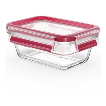 Tefal - Δοχείο τροφίμων 0,45 l MSEAL GLASS κόκκινο/γυαλί