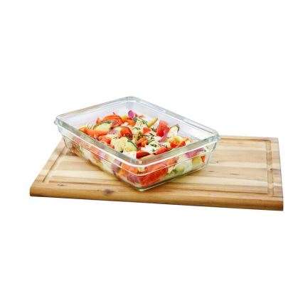 Tefal - Δοχείο τροφίμων 0,45 l MSEAL GLASS κόκκινο/γυαλί