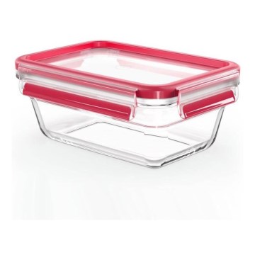 Tefal - Δοχείο τροφίμων 0,85 l MSEAL GLASS κόκκινο/γυαλί