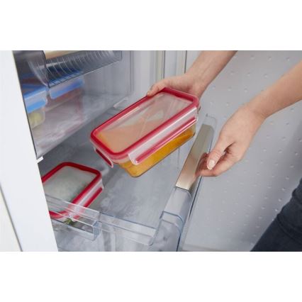 Tefal - Δοχείο τροφίμων 0,85 l MSEAL GLASS κόκκινο/γυαλί
