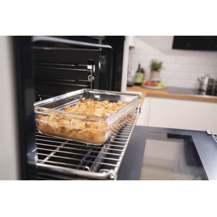Tefal - Δοχείο τροφίμων 1,1 l MSEAL GLASS κόκκινο/γυάλινο