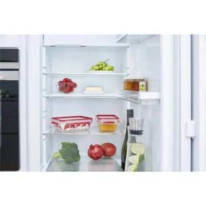 Tefal - Δοχείο τροφίμων 1,3 l MSEAL GLASS κόκκινο/γυαλί
