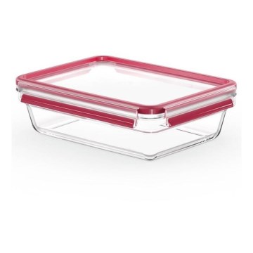 Tefal - Δοχείο τροφίμων 2 l MSEAL GLASS κόκκινο/γυαλί