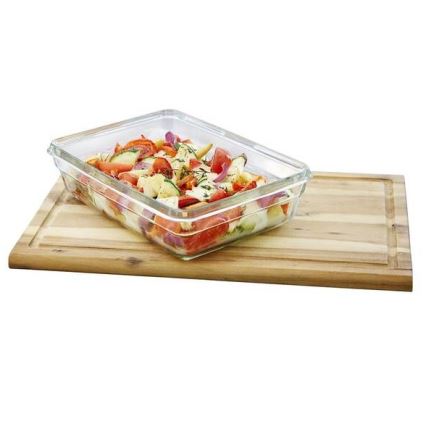 Tefal - Δοχείο τροφίμων 2 l MSEAL GLASS κόκκινο/γυαλί