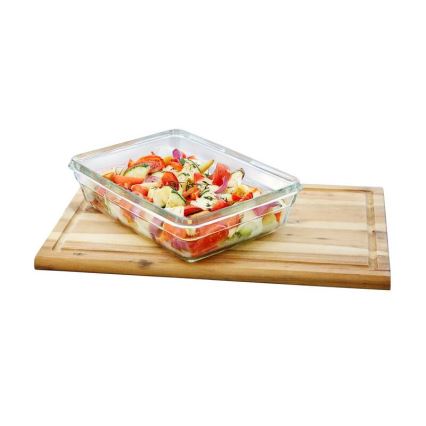 Tefal - Δοχείο τροφίμων 3 l MSEAL GLASS κόκκινο/γυαλί