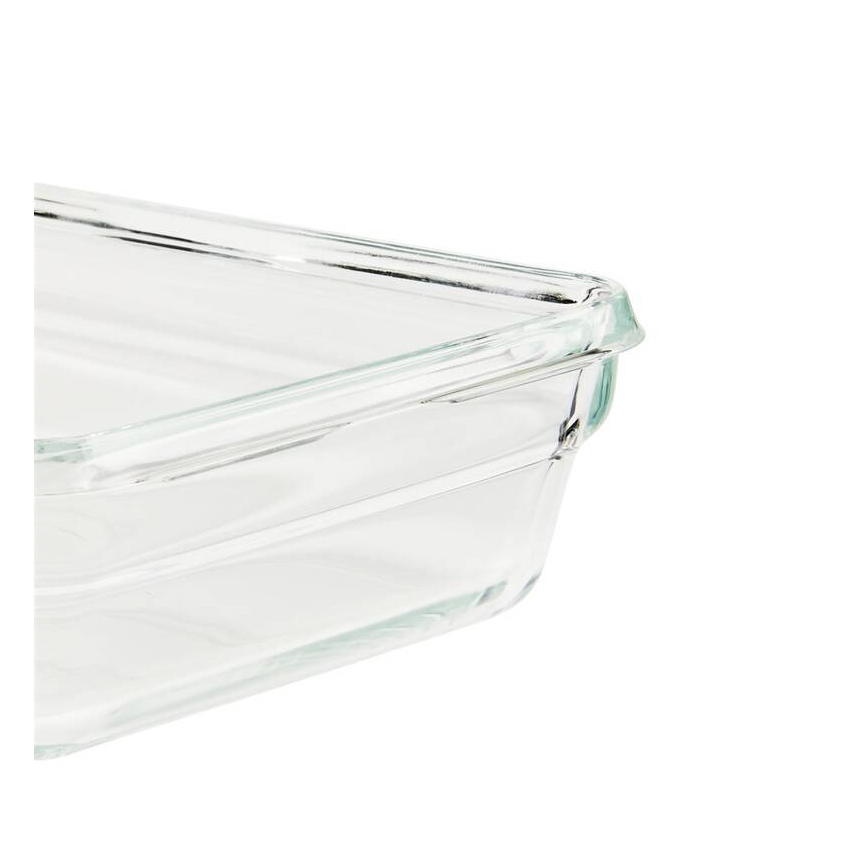 Tefal - Δοχείο αποθήκευσης 1,1 l MSEAL GLASS κόκκινο/Γυαλί