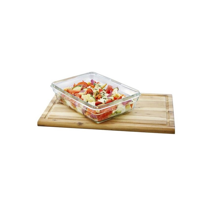 Tefal -Δοχείο αποθήκευσης  2 l MSEAL GLASS κόκκινο/Γυαλί