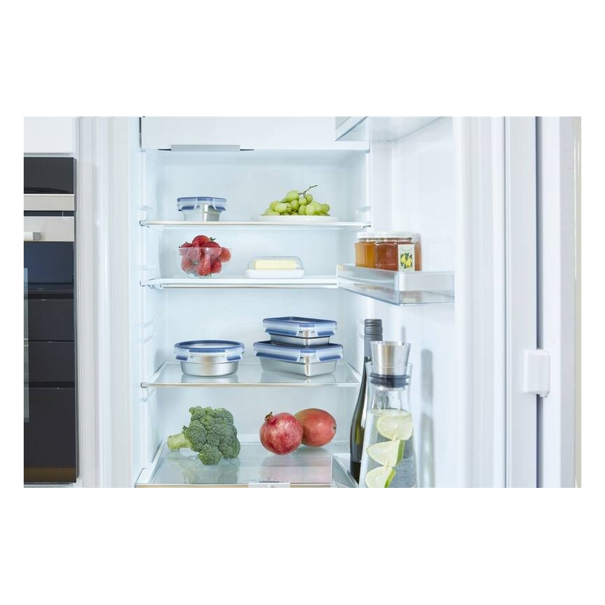 Tefal - Δοχείο αποθήκευσης 3 l MSEAL STEEL μπλε/ανοξείδωτο ατσάλι