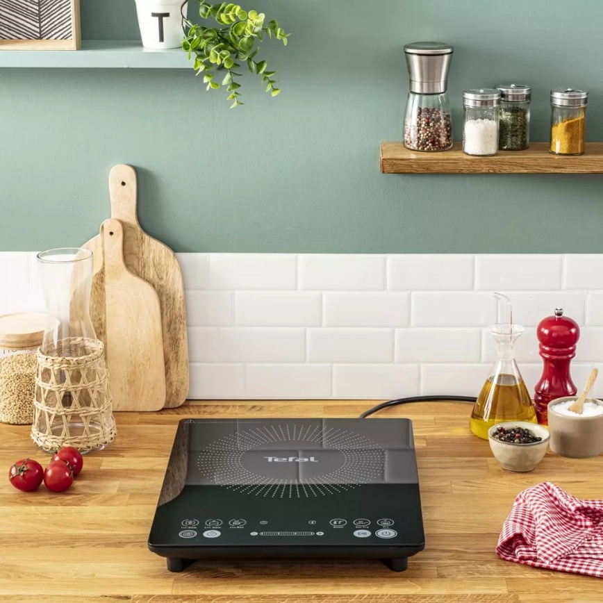 Tefal - Επαγωγική εστία EVERYDAY SLIM 2100W/230V μαύρο
