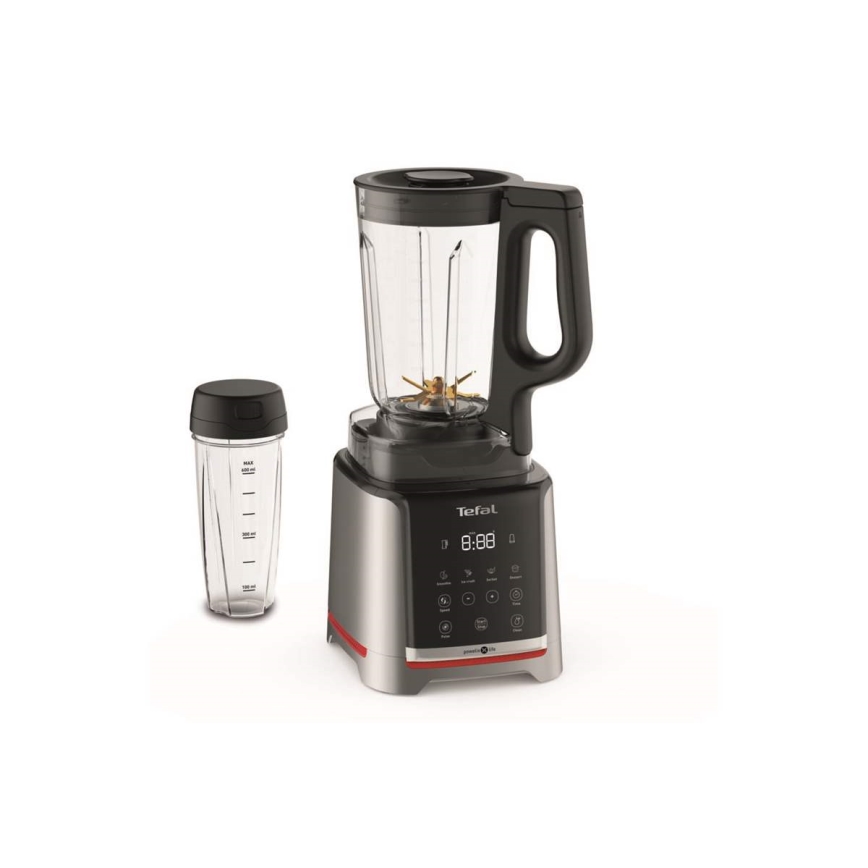 Tefal - Επιτραπέζιο μπλέντερ 1,7 l INFINITYMIX+ 1600W/230V μαύρο/ανοξείδωτο ατσάλι