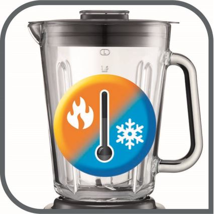 Tefal -  Επιτραπέζιο μπλέντερ 2 l PERFECTMIX+ 1200W/230V ματ χρώμιο/μαύρο