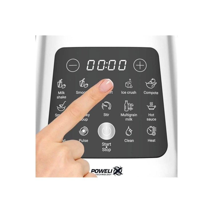 Tefal - Επιτραπέζιο μπλέντερ 2 l PERFECTMIX+ 1400W/230V ματ χρώμιο