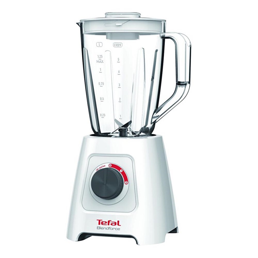 Tefal - Επιτραπέζιο μπλέντερ BLENDFORCE 600W/230V λευκό