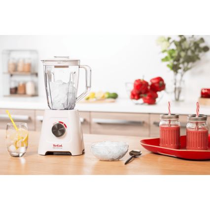 Tefal - Επιτραπέζιο μπλέντερ BLENDFORCE 600W/230V λευκό