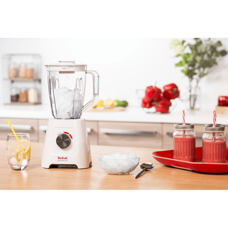 Tefal - Επιτραπέζιο μπλέντερ BLENDFORCE 600W/230V λευκό