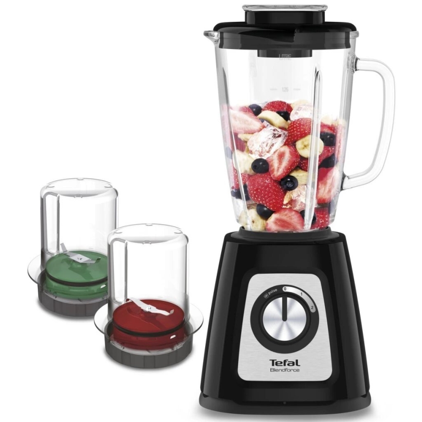 Tefal - Επιτραπέζιο μπλέντερ BLENDFORCE 800W/230V μαύρο/ανοξείδωτο ατσάλι
