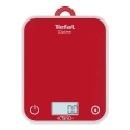 Tefal - Ζυγαριά κουζίνας OPTISS 2xAAA κόκκινο