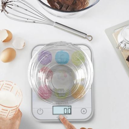 Tefal - Ζυγαριά κουζίνας OPTISS 2xAAA πολύχρωμη