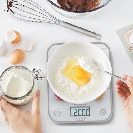 Tefal - Ζυγαριά κουζίνας OPTISS 2xAAA πολύχρωμη