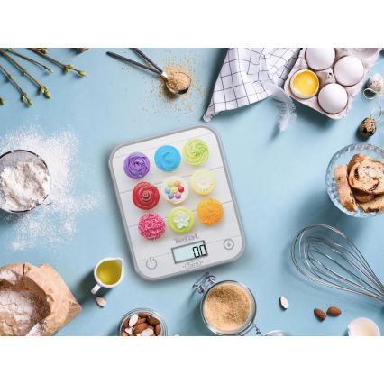 Tefal - Ζυγαριά κουζίνας OPTISS 2xAAA πολύχρωμη