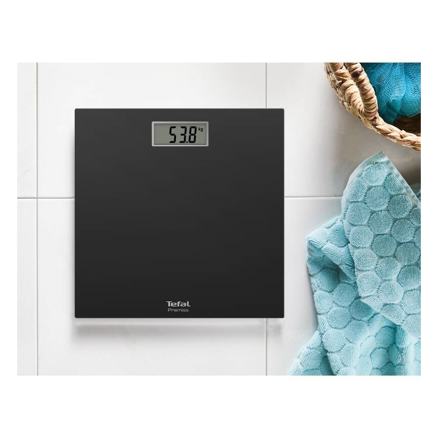Tefal - Ζυγαριά μπάνιου PREMISS 1xCR2032 μαύρο
