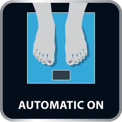 Tefal - Ζυγαριά μπάνιου PREMISS 1xCR2032 μαύρο