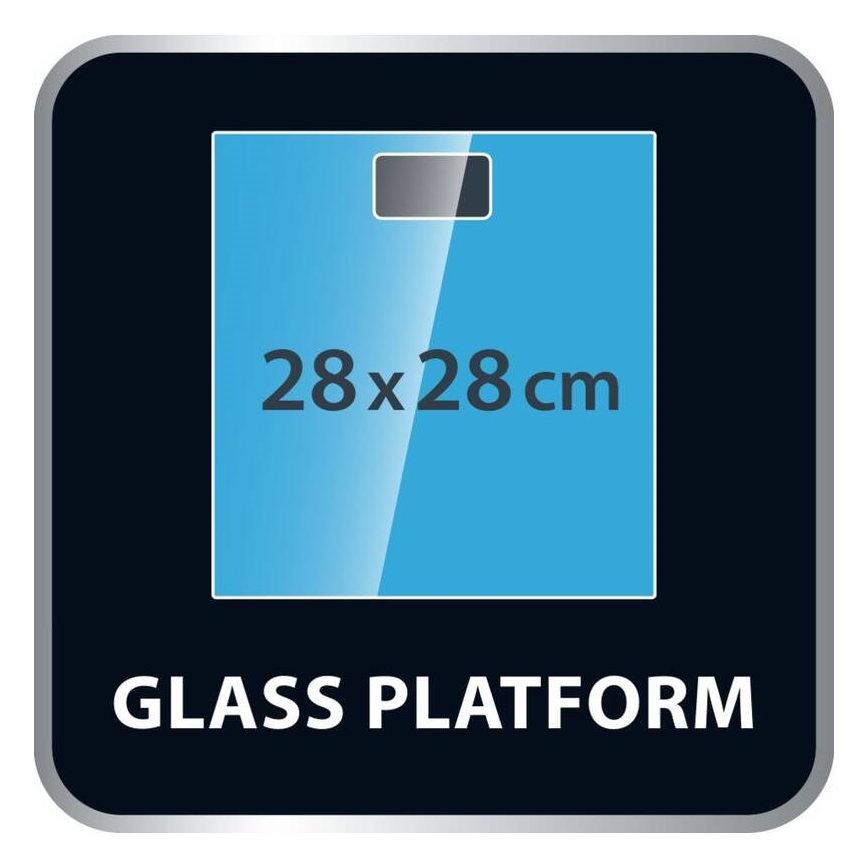 Tefal - Ζυγαριά μπάνιου PREMISS 1xCR2032 μαύρο