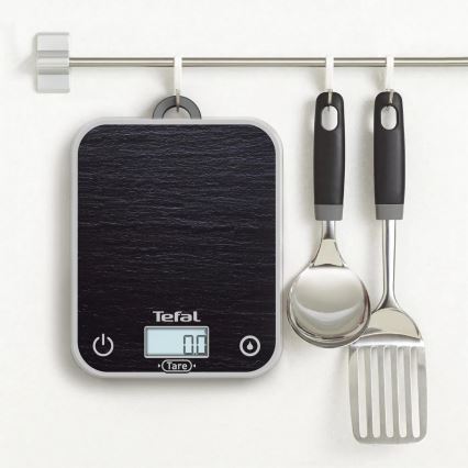 Tefal - Ζυγαριά κουζίνας OPTISS 2xAAA μαύρο