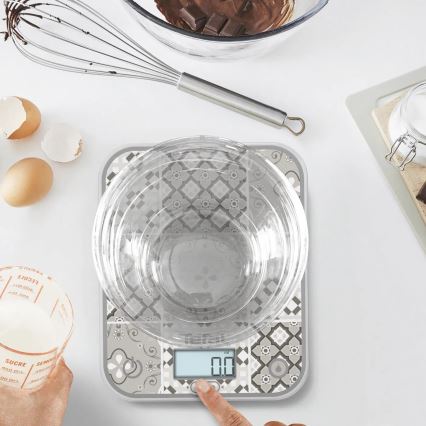 Tefal - Ζυγαριά κουζίνας OPTISS 2xAAA μπεζ